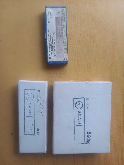 Stroiki Amati do klarnetu B gr.3 (32 szt.) i gr.2 (3 szt)