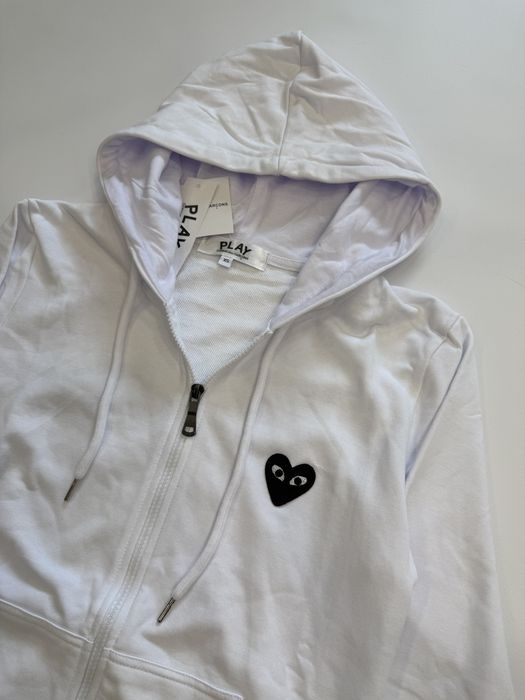 CDG Play Zip Hoodie (зипка худи кдг плей, худі плэй зіпка)