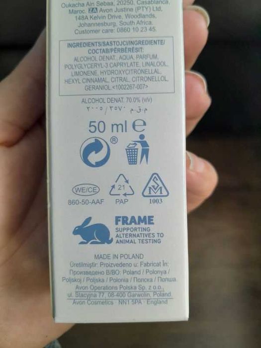 Woda toaletowa Avon Summer White 50ml.