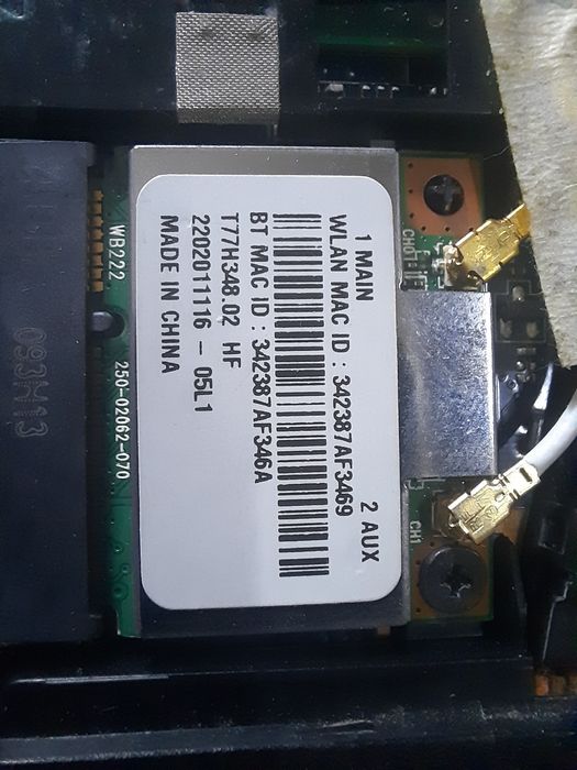 Wi-Fi + Bluetooth модуль Atheros WB222 (T77H348.02) для ноутбука