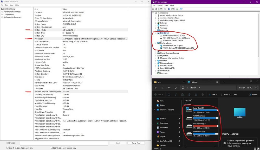 Ігровий ноутбук Acer Nitro V 15 (1.5 TB SSD) + Геймпад в подарунок