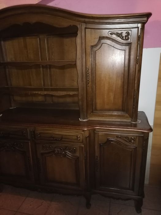 Kredens drewniany - dębowy