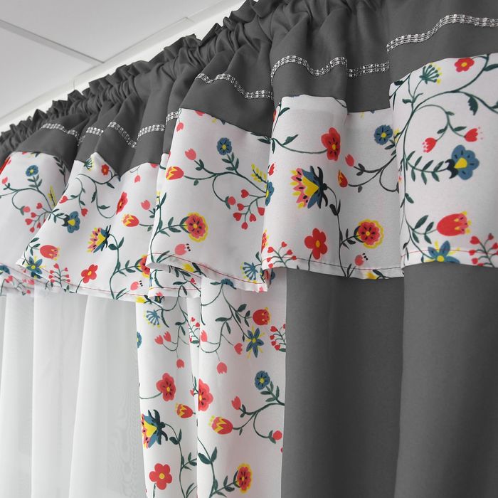 ‼️WYPRZEDAŻ‼️ Firana uszyta razem z zasłonami