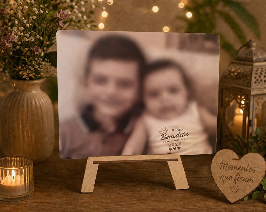 Foto em painel MDF com cavalete