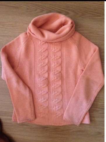 Blazer camurça e camisola lã coral