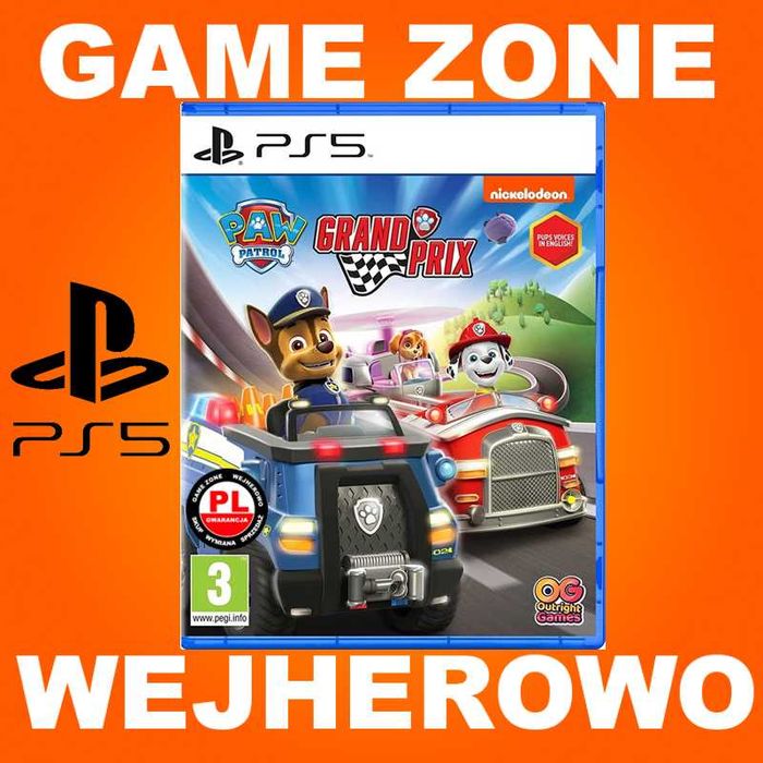 Psi Patrol Grand Prix PS5 = PŁYTA PL = Wejherowo / Wymiana