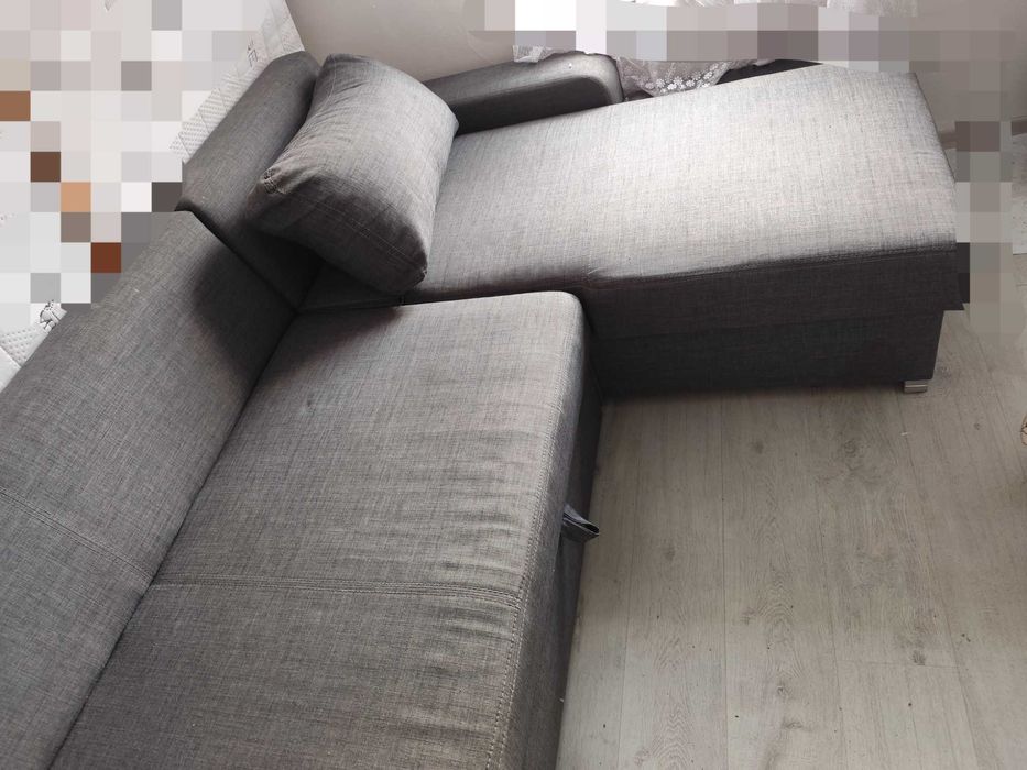 Elegancki narożnik z funkcją spania