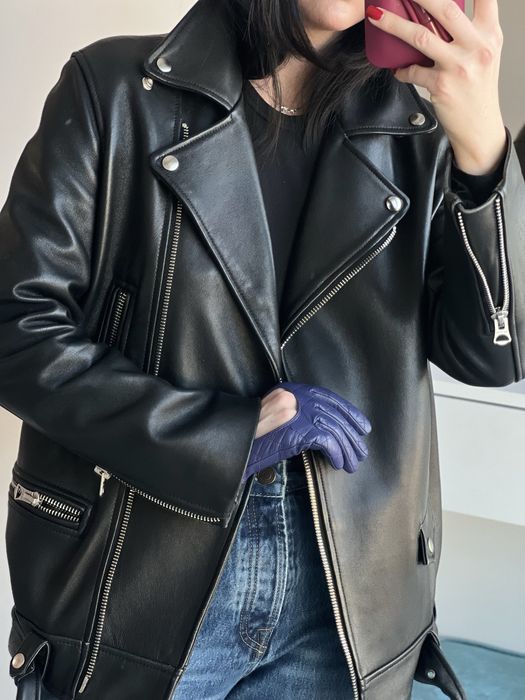 Косуха с натуральной кожи Acne Studio