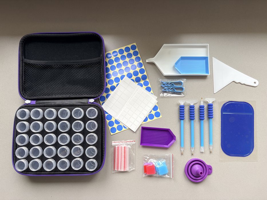 Etui / pudełko na akcesoria do Diamond Painting haft diamentowy