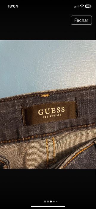 Dois pares de calcas Guess originais
