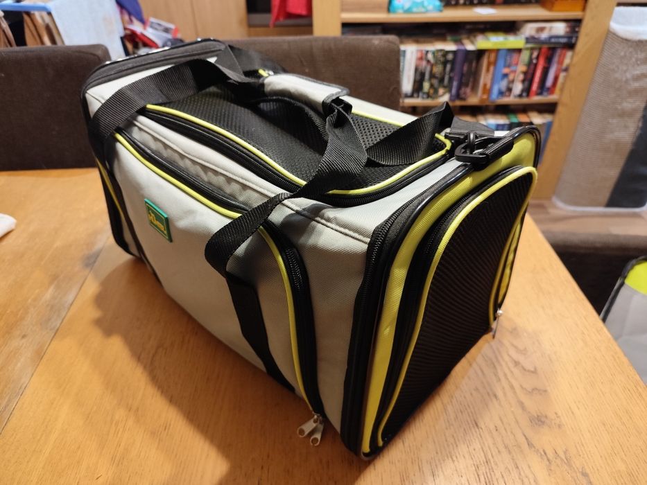 Torba dla zwierząt Hunter 50x28x28 cm z opcją poszerzenia
