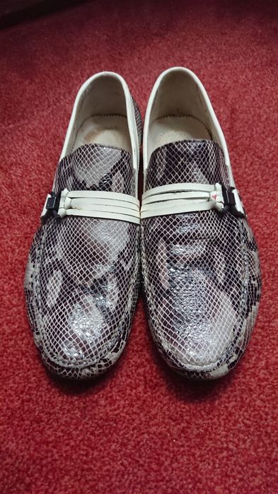 Туфлі зі шкіри пітона CASUAL