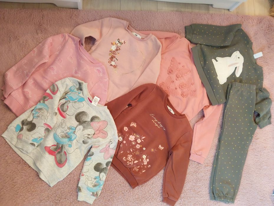 Bluzy  5 T ( 116) - 5 sztuk plus dresik