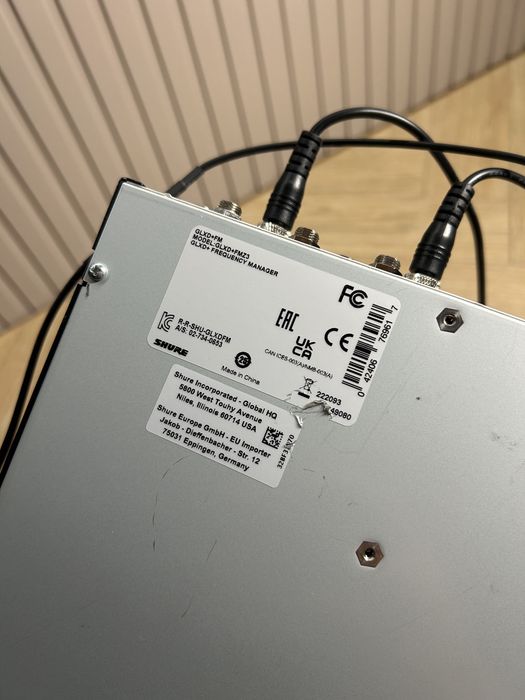 Menedżer częstotliwości bezprzewodowych Shure GLXD+ 2.4 5.8 frequency