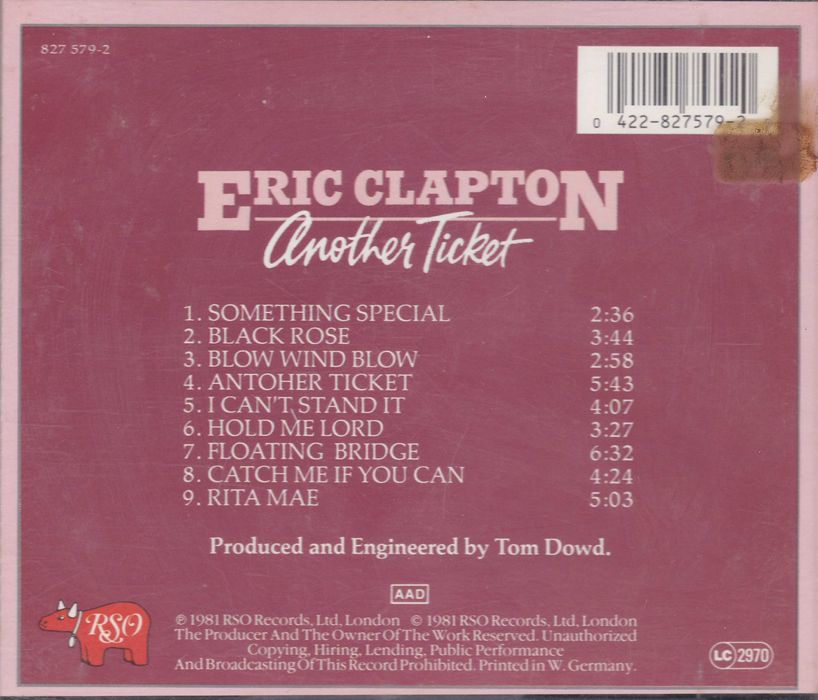 Eric Clapton – Another Ticket