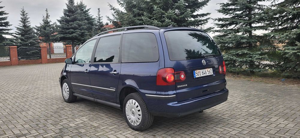 VW Sharan 2.0i 6bieg 129tys km Pierwszy właściciel od nowości