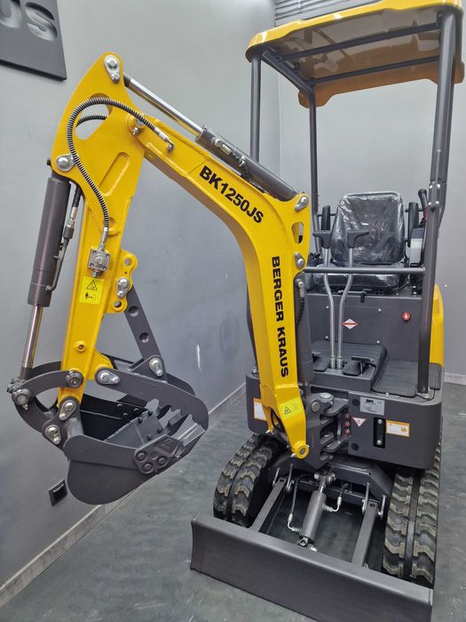 NOWA Mini Koparka Berger Kraus BK1250JS JOYSTICK skrętne ramie