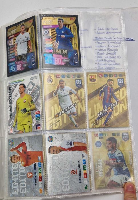 Karty FIFA Kolekcjonerskie Edycje Limitowane 79 sztuk \ Fajne OKAZJE