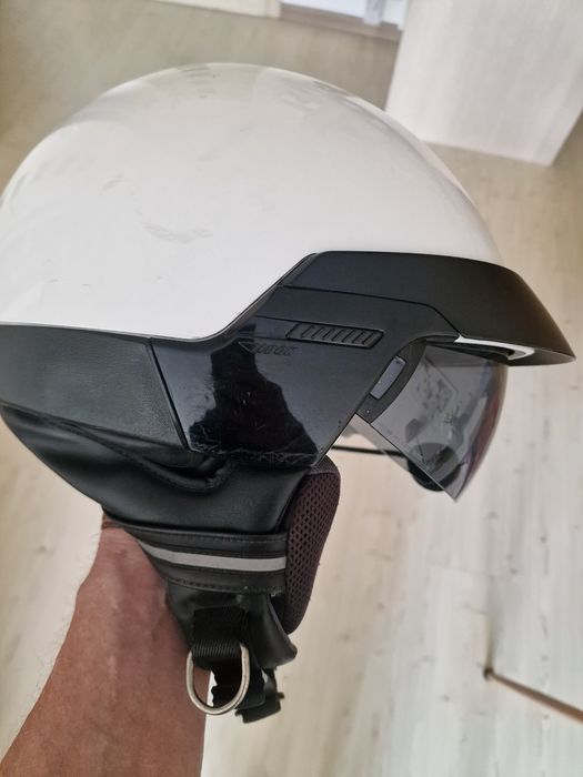 Kask SENA i Kask SCORPION obydwa z Interkomem, rękawice