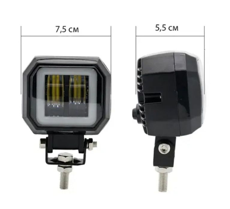 Світлодіодна додаткова протитуманна Фара балка 20Вт фара Led 3 режими