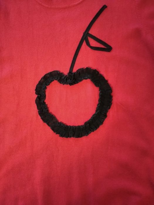 Футболка, ярко красная, с коротким рукавом, новая