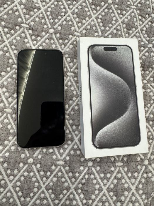 Apple Iphone 15 pro 128 white sim