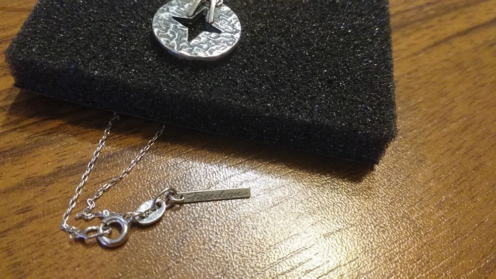 Łańcuszek celebrytka srebrna W.KRUK