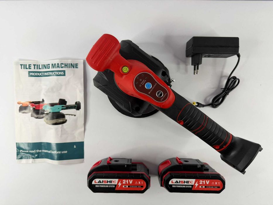 Elektryczny Wibrator Do Płytek 200kg Przyssawka 5 Biegów 21V