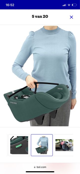 НАЙЛЕГШЕ авктокрісло з нуля Maxi cosi coral 360 автолюлька 0+