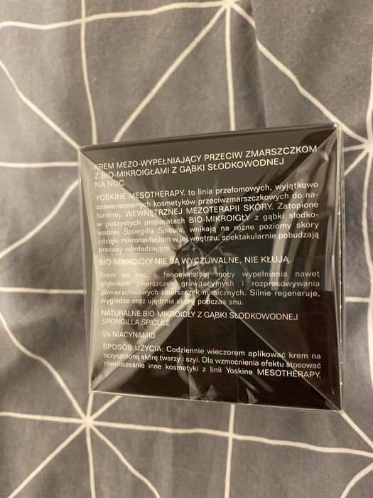 YOSKINE MESOTHERAPY Krem przeciwzmarszczkowy na noc, 50 ml - NOWY