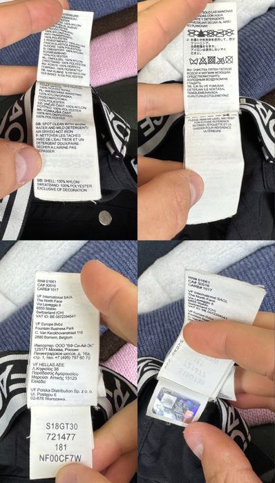 Оригінальна нейлонова кепка The North Face TNF