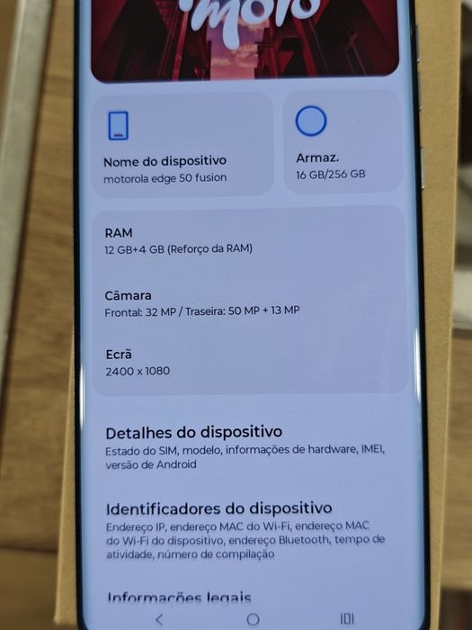 Motorola Edge 50 Fusion semi novo