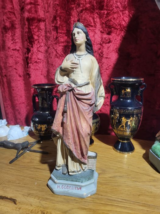 Stara figurka Święta Godolewa patronka małżeństw