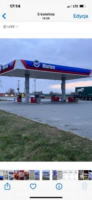 Pylon cenowy stacja paliw 8 metrów plus otoki
