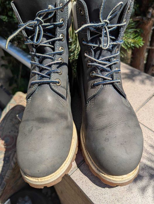 Чоловічі сині черевики чоботи Timberland