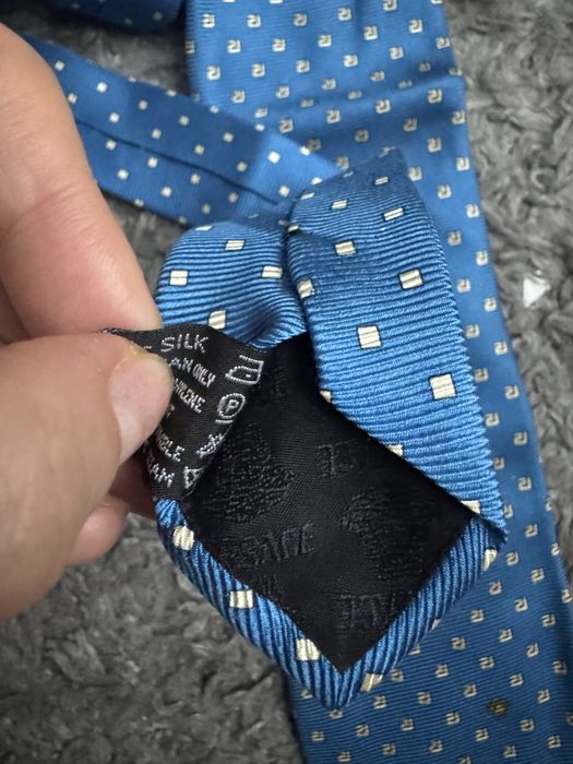 Jedwabny dliczny krawat gianni versace unikat retro