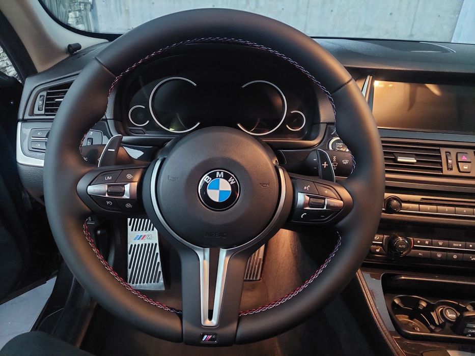 Bmw f10 f11 f01 f06 f12 f13 volante desportivo com patilhas NOVO !