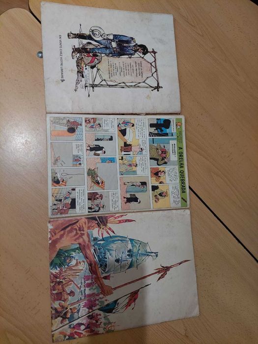 BD (Tintin) + Le Cheval de Fer (BD em Francês)