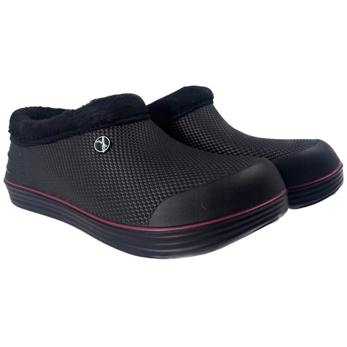 Buty Męskie Kalosze Ocieplane Jesień Zima Ogrodowe Lekkie Czarne 37-46