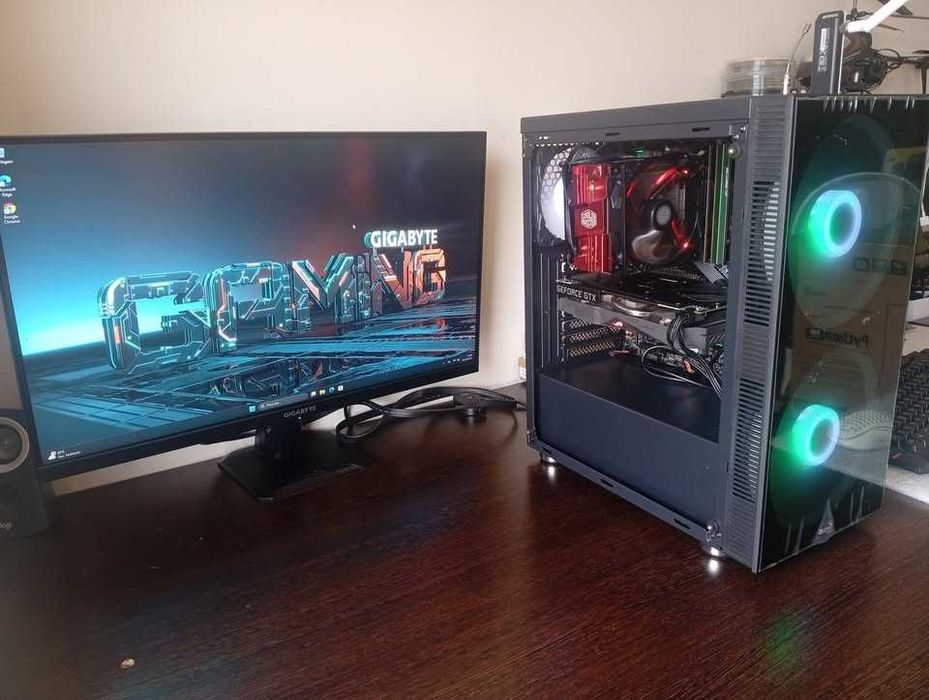 Gigabyte GamingX i5 9600K + GTX1660SUPER + 32GB RAM + SSD + HDD