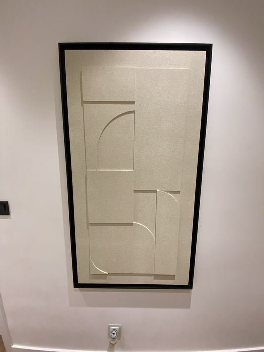 Quadro com moldura 70x130cm