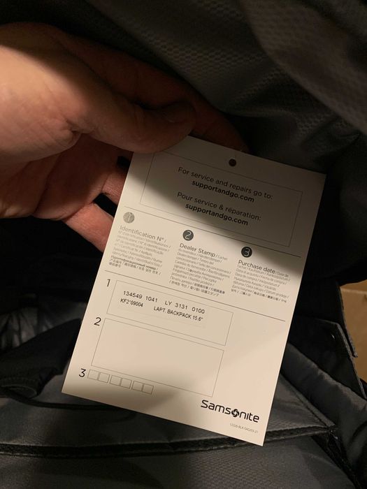 Plecak Samsonite na laptopa 15,6" KF2 Czarny
