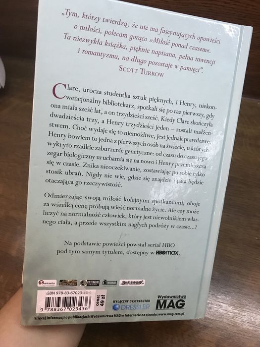 Książka „Miłość ponad czasem” stan ideaalny , szybka wysyłka
