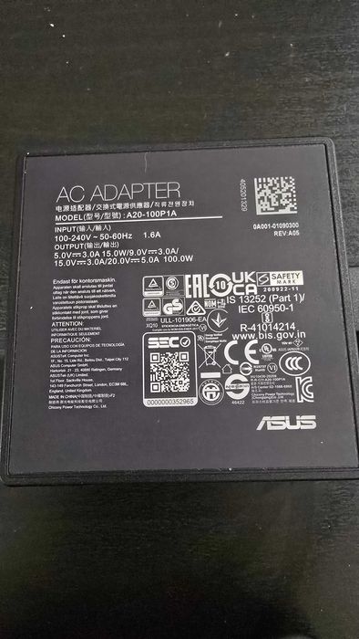 Carregador Asus ROG USB-C 100W A20-100P1A Leiria, Pousos, Barreira E ...