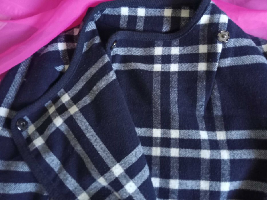 elegancki trencz w kratę-M-XL