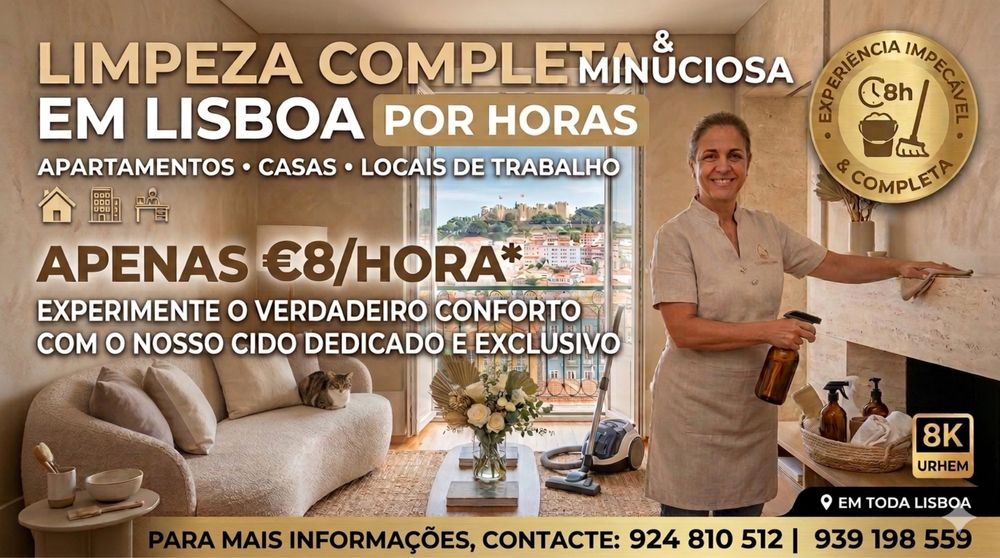 Ofereço Serviços de Limpeza Doméstica