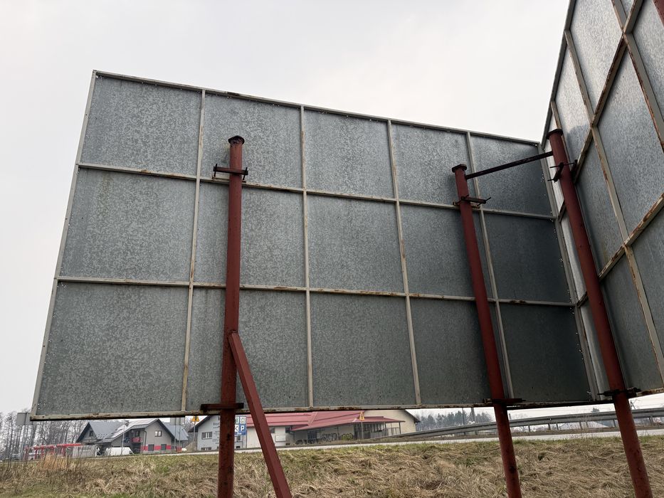 Sprzedam billboard tablica reklamowa 5 x 3 m cena za 2 szt. +demontaż