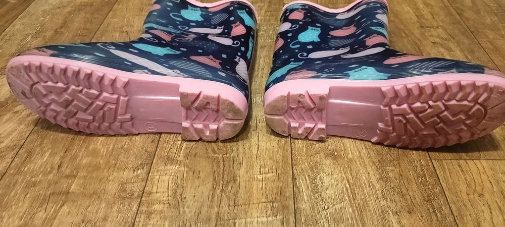 Kalosze, gumowce dziewczęce rozmiar 32