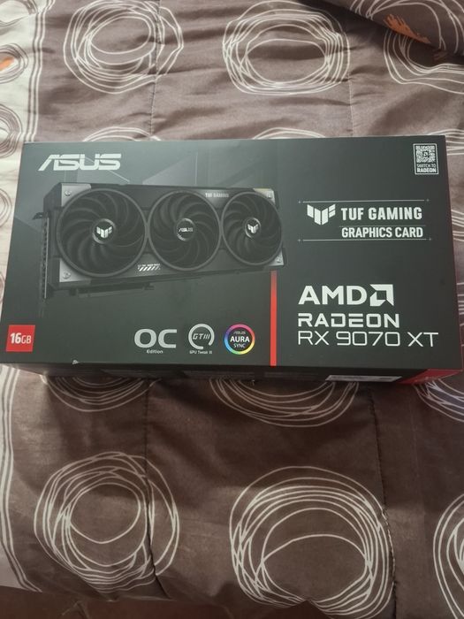 RX 9070 XT 16GB asus TUF OC - nova