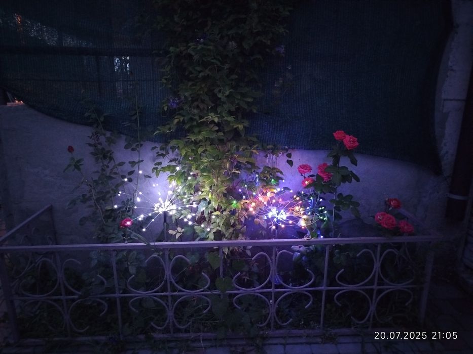 Садовый led фонтан